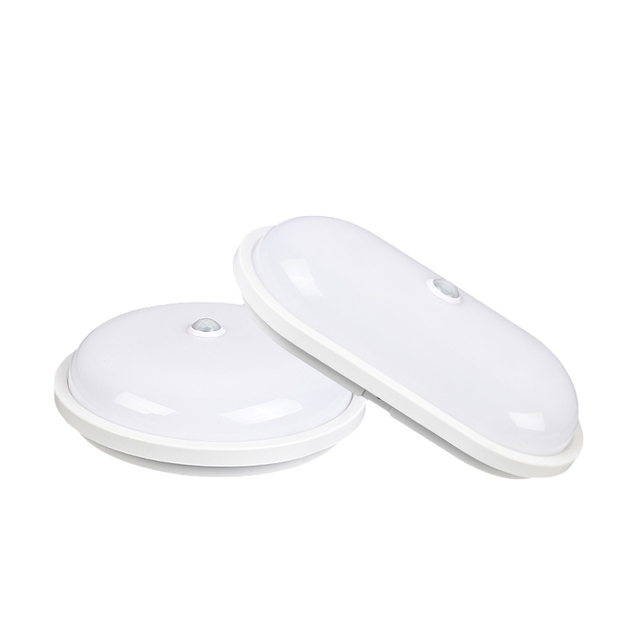 Waterproof 100-265V Smart Led Light Motion Sensor Radar Moistureproof Lamp 12W Surface Mounted Ceiling Lamp Led Wall Light