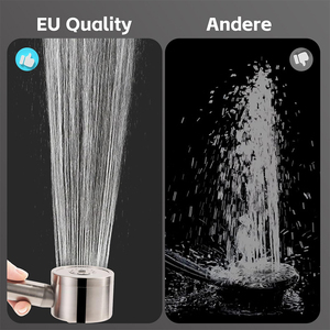 304 Stainless Steel <strong>High</strong> <strong>Pressure</strong> Handheld Shower Head 3 Modes Large Flow <strong>Sprayer</strong> Shower <strong>Faucet</strong> Bathroom Accessories Shower Head - Product Image 5