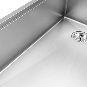 Fregadero de cocina moderno de acero inoxidable 304 para empotrar, con un solo tazón <span class=keywords><strong>grande</strong></span> y profundo, de uso comercial - Product Image 3