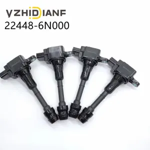 Set of 4 Ignition Coil 224486N000 22448-6N000 For 2002-2006 Nissan Sentra Almera 1.8L UF351 C1397