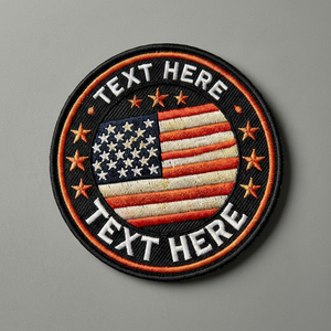 Parches bordados personalizados de tela de sarga, logotipo personalizado, nombre o texto, plancha para coser, respaldo de Velcro, parches únicos, regalos - Product Image 1
