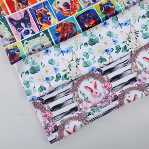 Bán Sỉ Tùy Chỉnh In Kỹ Thuật Số Thỏ Thiết Kế Trên 100% Polyester Cực Fleece Vải Cho T-Shirts - Product Image 6