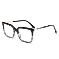 BONA Feuille de spécifications multiples Lunettes rectangulaires Lunettes en acétate optique Nouveau cadre de lunettes pour verres myopes