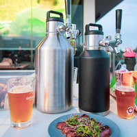 Bouteille isotherme sous vide en acier inoxydable de 64 oz, sur mesure, la plus vendue, grande capacité + décanteur