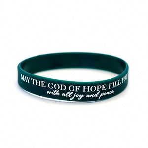 Bracelets en silicone unisexes pour adultes avec citations inspirantes pour hommes et femmes, logo personnalisé, excellente idée cadeau - Product Image 6