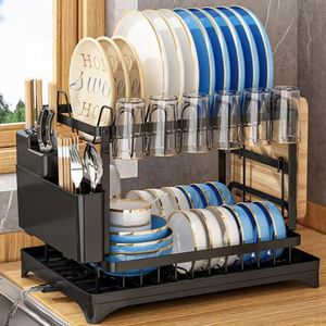 Organizador de Cocina para Platos y Tazones, Diseño Encastrable, Sin Perforaciones, Electrodoméstico Moderno para el Hogar - Product Image 2