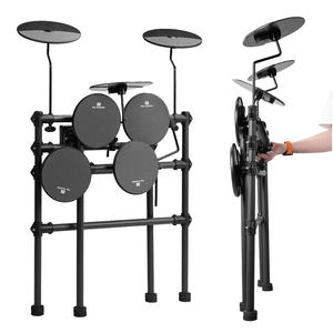 PDX100 <strong>Electronic</strong> <strong>Drum</strong> <strong>Set</strong> for Beginners Foldable Portable <strong>Electronic</strong> <strong>Drum</strong> <strong>Set</strong> (For Home Use) with Mesh <strong>Drum</strong> Heads - Product Image 3