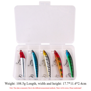 Vendita all'ingrosso della fabbrica 10cm/9g di esche artificiali artificiali oceano barca esca esca per pesca per la spigola e pesce d'acqua dolce <span class=keywords><strong>salmone</strong></span> sul lago - Product Image 6