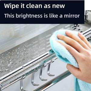 Acciaio inossidabile senza trapano <span class=keywords><strong>a</strong></span> parete vassoio Design porta asciugamani da bagno porta porta asciugamani da bagno - Product Image 2