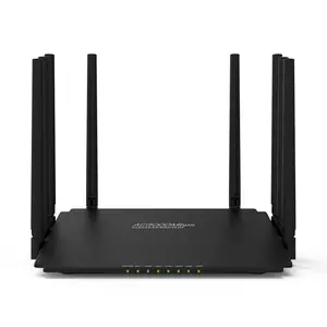 Router WiFi nirkabel AC3000 tri-band cerdas, Router Gigabit nirkabel