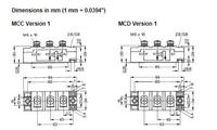 Module de thyristor MCC162-16IO1 Module de diode de thyristor MCD162-16IO1