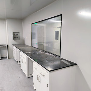 Ventana de laboratorio de aleación de aluminio hueca, de doble vidrio templado, rectangular y fija, para sala limpia y taller sin polvo - Product Image 2