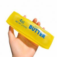 Jouet anti-stress souple en TPR, à montée lente, en forme de bâton de beurre ou de fromage, unisexe, pour adultes et enfants, décoration de bureau – Vente chaude
