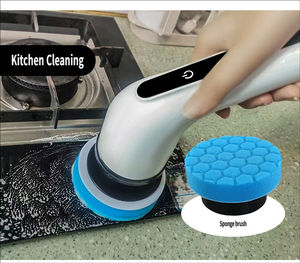 Cepillo de Limpieza Eléctrico Inalámbrico Multifuncional para Baño, Ducha, Azulejos, Interior de Automóviles y Superficies del Hogar - Product Image 4