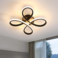 Plafonnier LED géométrique moderne, 3 couleurs, design simple, lampe de plafond pour salon, salle à manger, chambre à coucher, décoration
