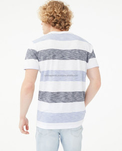 เสื้อยืดคอกลมแขนแร็กแลนผ้าฝ้ายพรีเมียมสำหรับผู้ชาย แบรนด์ส่วนตัว รับทำโลโก้ตามสั่ง OEM ODM ขั้นต่ำในการสั่งซื้อน้อย - Product Image 3