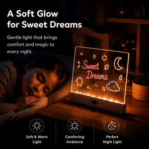 Giocattoli da Disegno per Bambini, Lavagna Luminosa LED, Set di Disegno con Batteria Ricaricabile e Supporto - Product Image 1