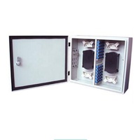 Panneau de distribution de fibre optique 12/24 ports, montage mural intérieur, avec séparateur optique PLC, boîte de séparation 1x16