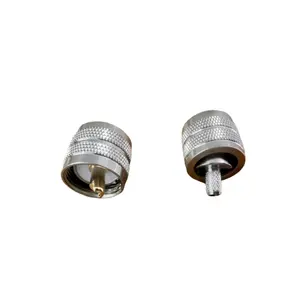 High Performance UHF-C-J3 UHF Coax Connector Male Head UHF Connector Crimp RG142 RG58 Cable Assemblies For Communication