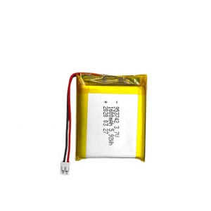 Batterie lithium-ion polymère personnalisée en usine d'origine 953742 1600mAh 3.7V pour instrument d'application de la loi/miroir de maquillage/GPS - Product Image 1