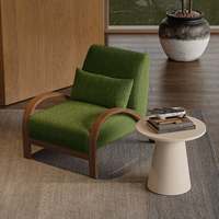Fauteuil inclinable moderne de style nordique rétro de luxe, design minimaliste pour petits appartements, chambres, salons, hôtels, extérieur