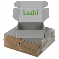 Boîtes d'emballage en carton ondulé personnalisées avec logo imprimé, petites, uniques, simples, pour produits de soin de la peau, colis d'expédition de vêtements