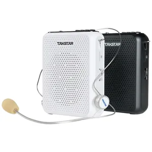 TAKSTAR E300 Amplifier Suara Portabel 10W, Mikrofon Headworn Mini Speaker Radio Pemutar Musik Rekaman