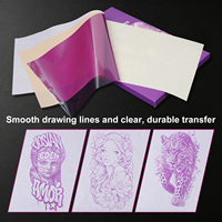 Papier de transfert pour tatouage A4, papier thermique pour copie de tatouage à 4 couches, 100 feuilles pour machine à copier thermique pour tatoueurs