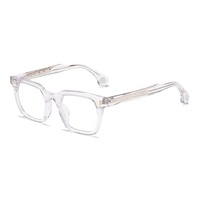 Dernières Tendances : Montures de Lunettes Optiques de Mode en Acétate Épais de Haute Qualité, Style Ordinateur, Anti-Lumière Bleue, avec Étui