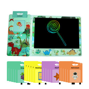 Jouets sensoriels pour enfants, jouets d'apprentissage, carte Flash parlant, planche à dessin numérique, tablette d'écriture LCD avec lecteur de carte - Product Image 4