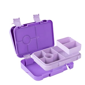 Lonchera Infantil de 4 Compartimentos, Libre de BPA, Apta para <span class=keywords><strong>Microondas</strong></span> y Lavavajillas, para la Escuela y Niños Pequeños - Product Image 2
