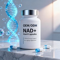 Capsules dures NAD Plus, complément nutritionnel GMP, étiquette privée OEM, vente en gros en vrac, complément NAD