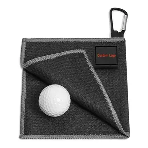 Handuk Pembersih Bola Golf Magnetik Kecil Menempelkannya Ke Klub atau Putter Anda Ukuran Sempurna untuk Saku