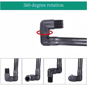ChenMei PVC Zwenkverbinding Kunststof Pop-up Sprinkler Connector voor Tuinirrigatie 1/2 of 3/4 Model - Product Image 6