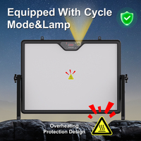 WONEGG Lampe Chauffante Double Face pour Volaille, Équipement de Plaque Chauffante Éleveuse pour Poussins
