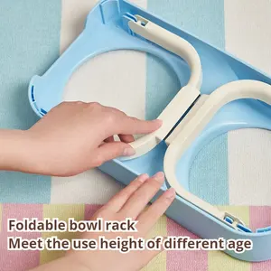 Tigela Elevada Dobrável 2 em 1 de Aço Inoxidável com Suporte para Cães e Gatos, Recipiente para Água e Comida - Product Image 3