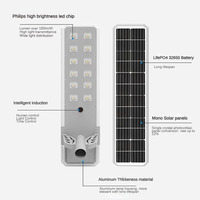 Nuevos Productos Hairolux, Farola Solar LED Integrada de 30W 40W 50W 60W 80W para Exteriores, Impermeable IP65