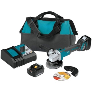 Amoladora Angular Eléctrica de Litio sin Escobillas Makita <span class=keywords><strong>DGA504</strong></span> de Alta Potencia, 18V, Kit de Herramientas, Recargable, Máquina de Pulir, Máquina de Cortar - Product Image 6