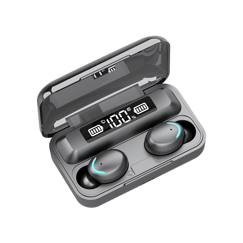 Наушники-вкладыши Tws с аудиофоны F9 Игровые наушники Auriculares F9-5c Беспроводные наушники с микрофоном, Bt 5,0, наушники-вкладыши, наушники
