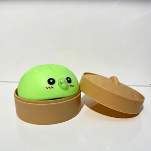 Jouet anti-stress mignon en forme de boulette vapeur soufflante, extensible et compressible, pour enfants et adultes, idéal pour soulager le stress et les cadeaux de fête - Product Image 3
