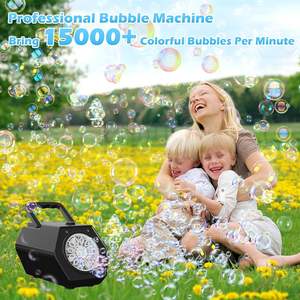 Mesin gelembung portabel otomatis, mesin pembuat gelembung anak 2 kecepatan peniup plastik langsung produk pabrik - Product Image 4