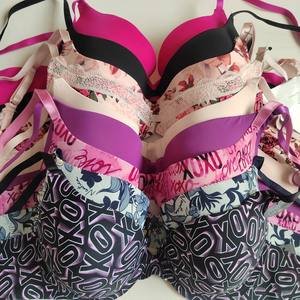 ティーンガールズ シームレスブラ プッシュアップ＆コンバーチブルストラップ 4サイズ スクールガールズ下着 レディース ソフトプリントブラ - Product Image 2