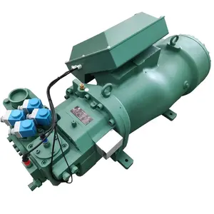 Bomba de ar portátil semi-hermética de parafuso duplo 181KW Bomba de vácuo personalizada para Compressor de ar CA para uso industrial
