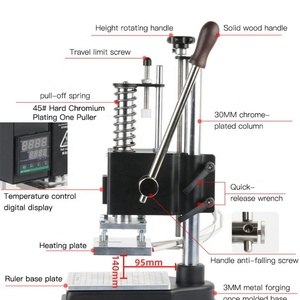 Machine de marquage à chaud pour logos en cuir, presse à chaud pour estampage de logos en cuir, vente en gros directe usine - Product Image 4