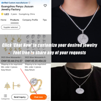 Collier Pendentif Rond Lettre Arabe Moissanite Pavée Plaqué Or 18K Argent Sterling S925 Style Hip-Hop Rétro Pour Rappeur