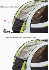 <span class=keywords><strong>Remolque</strong></span> de <span class=keywords><strong>Bicicleta</strong></span> para <span class=keywords><strong>Niños</strong></span> y Carrito de Jogging Plegable para Exteriores, Transporte de Mercancías y Paseos en el Parque - Product Image 6