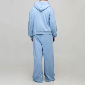 Ensemble de survêtement deux pièces pour homme : Hoodie ample et pantalon de jogging ultra large, tenue décontractée, personnalisation des couleurs - Product Image 2
