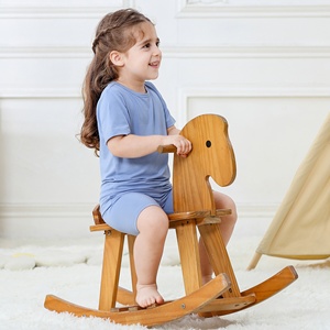 Michley Edición Regalo para Niños, Venta al por Mayor, Mamelucos Azules OEM ODM, <span class=keywords><strong>Conjunto</strong></span> de 2 Piezas de Bambú para Niños, Estilo Romper, Personalización para la Temporada Festiva - Product Image 5