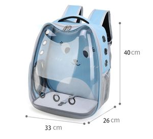 กระเป๋าเป้สะพายหลังแบบใสมี9สีใส่สัตว์เลี้ยงแบบพกพากระเป๋าใส่สัตว์เลี้ยงรูปทรงแมวกระเป๋าเป้สะพายหลังรูปแมว - Product Image 2