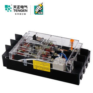 Disjoncteur différentiel à boîtier moulé transparent Tengen Dz15le-100/3n901t 100A 380V 63A - Product Image 2
